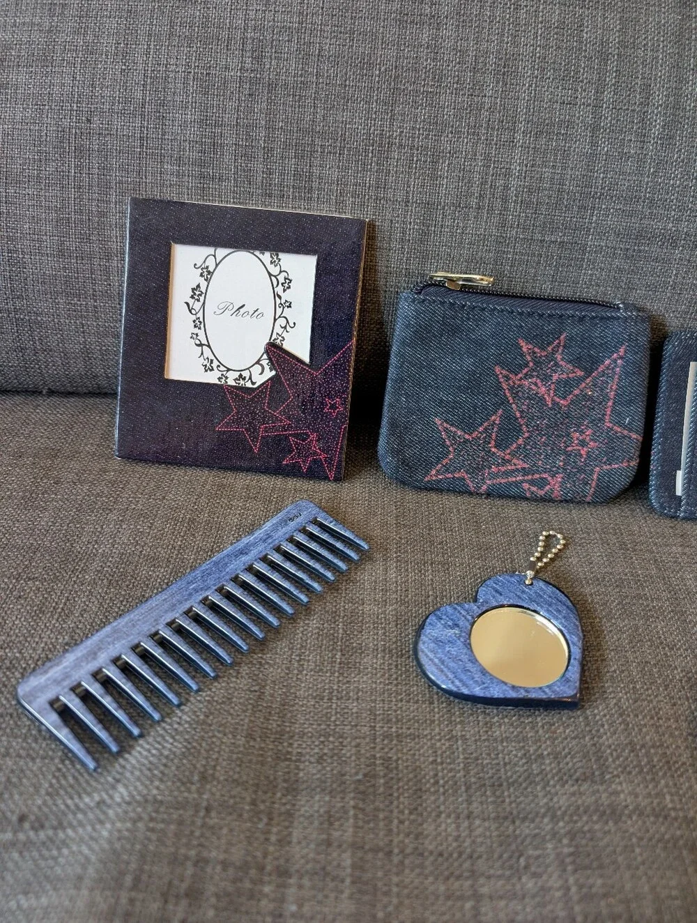Girl's Star Jean Material Accessories Set!